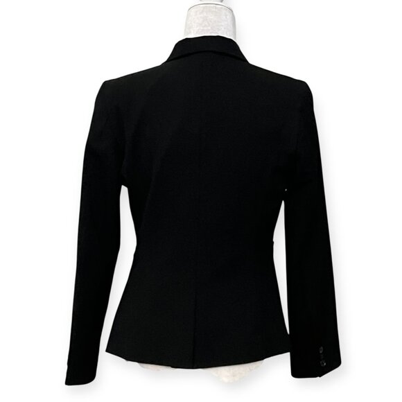 NWOT Van Heusen Women's Blazer Black Jacket Size M One Button Work Career Lined - Picture 2 of 11